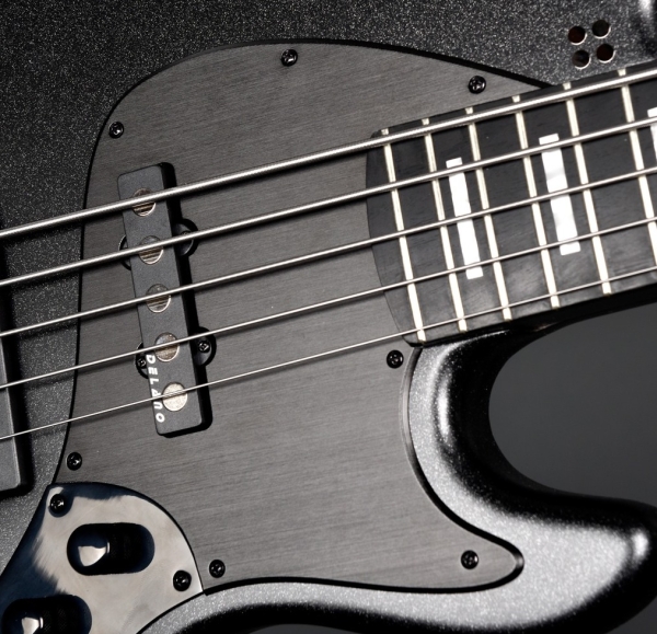 Sandberg California II TT5 & TM5 Nighthawk Pickguard, Black Aluminium